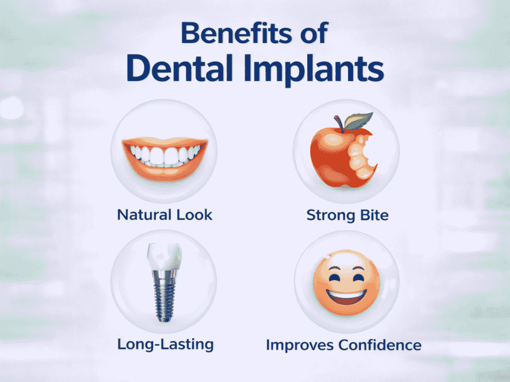 Dental implant benefits